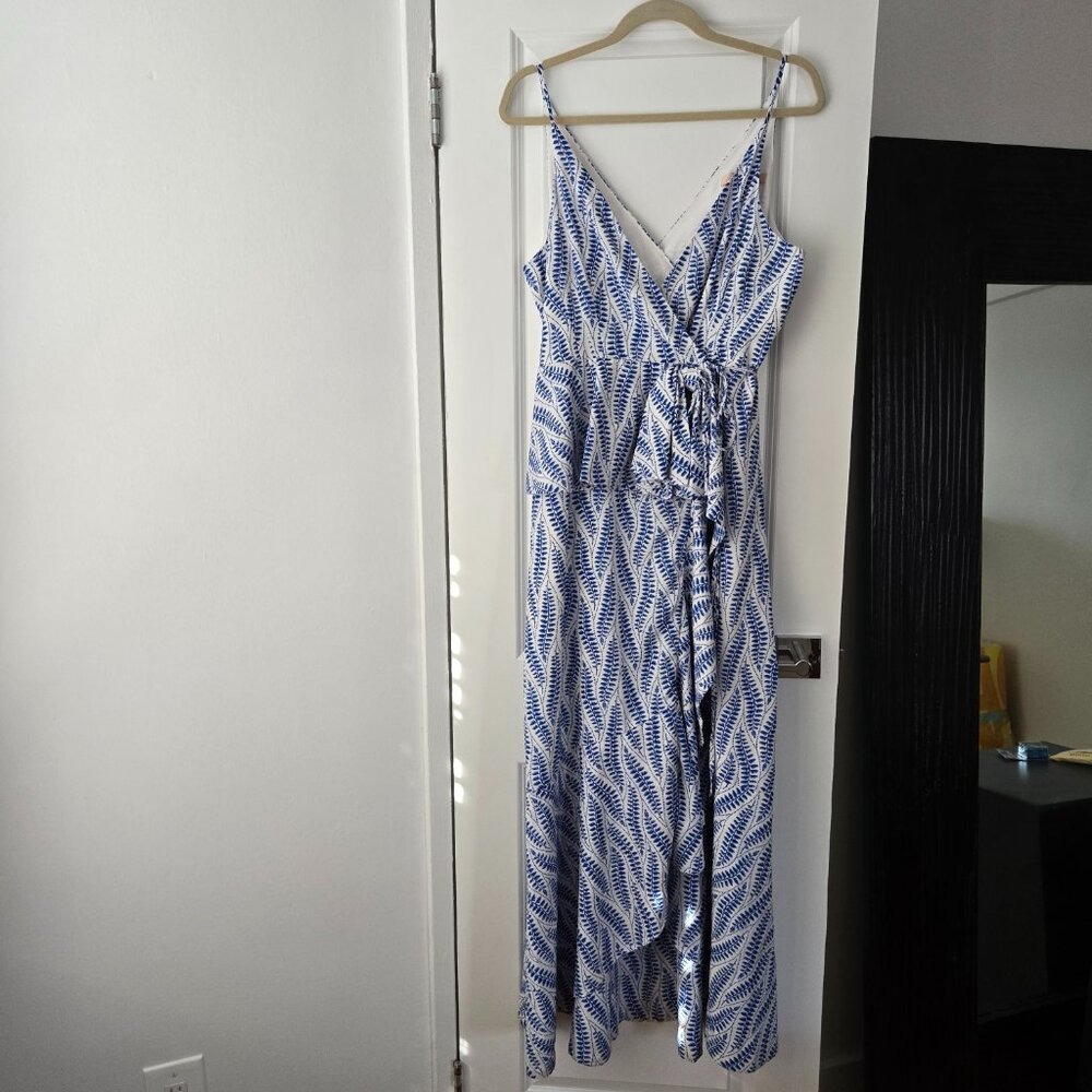 Hutch Floral Wrap Maxi Dress, size L - Picture 2 of 13